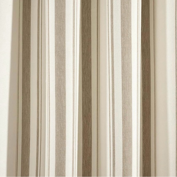 Lush Decor Farmhouse Stripe Yarn Dyed Cotton Window Curtain Pnl Pair - Picture 2 of 9